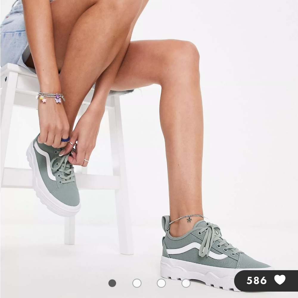 NWT Vans Sentry Old Skool sneakers in sage green